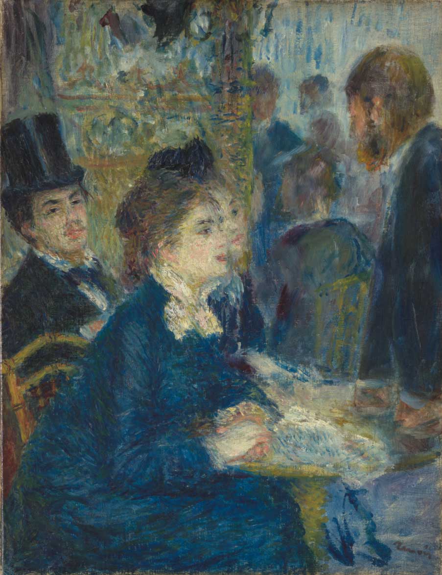 ピエール＝オーギュスト・ルノワール《カフェにて》