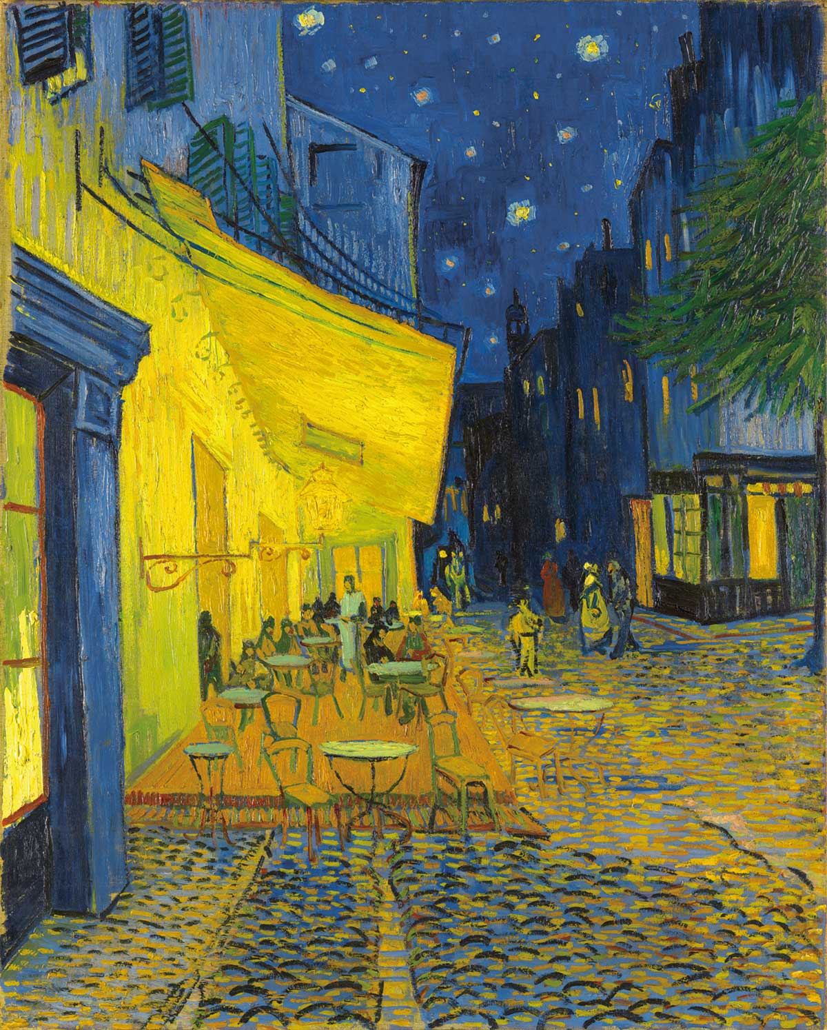 フィンセント・ファン・ゴッホ 《夜のカフェテラス（フォルム広場）》